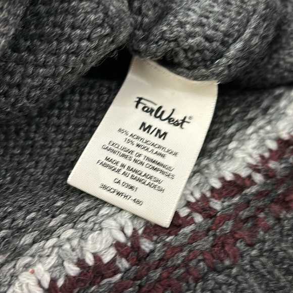 FAR WEST Zippered Cardigan - Picture 4 of 11